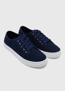Navy Lace Up Shoes