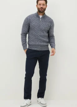 Navy Slim Fit Chinos