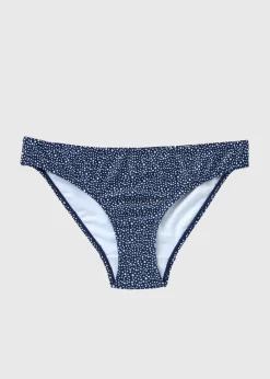 Navy Spot Bikini Bottoms