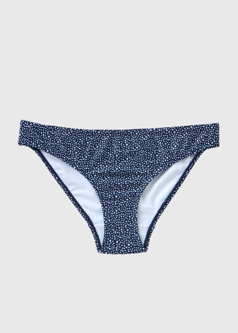 Navy Spot Bikini Bottoms