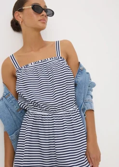 Navy Stripe Playsuit