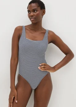 Navy Stripe Swimsuit