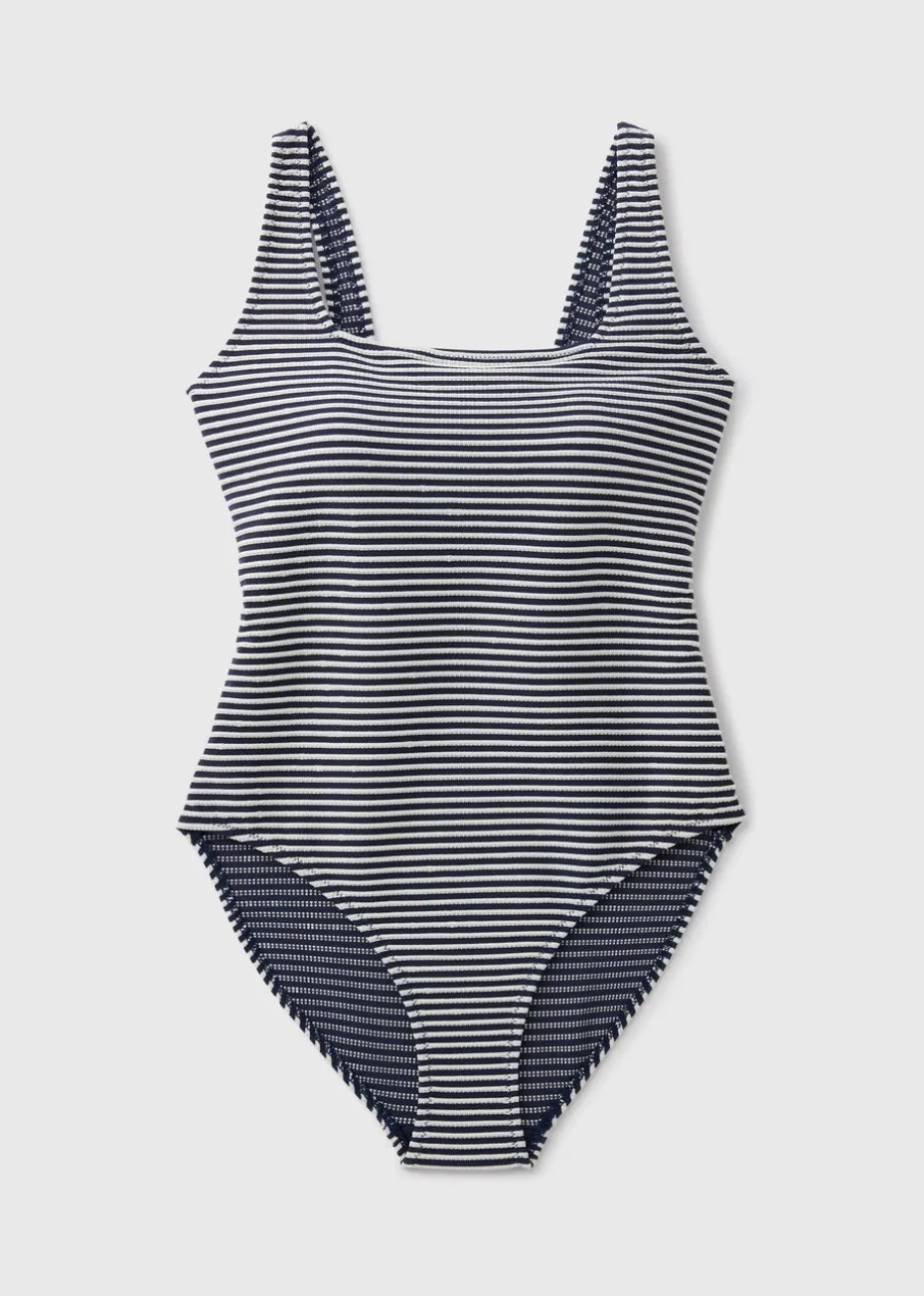 Navy Stripe Swimsuit