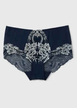 Navy Two Tone Midi Knickers