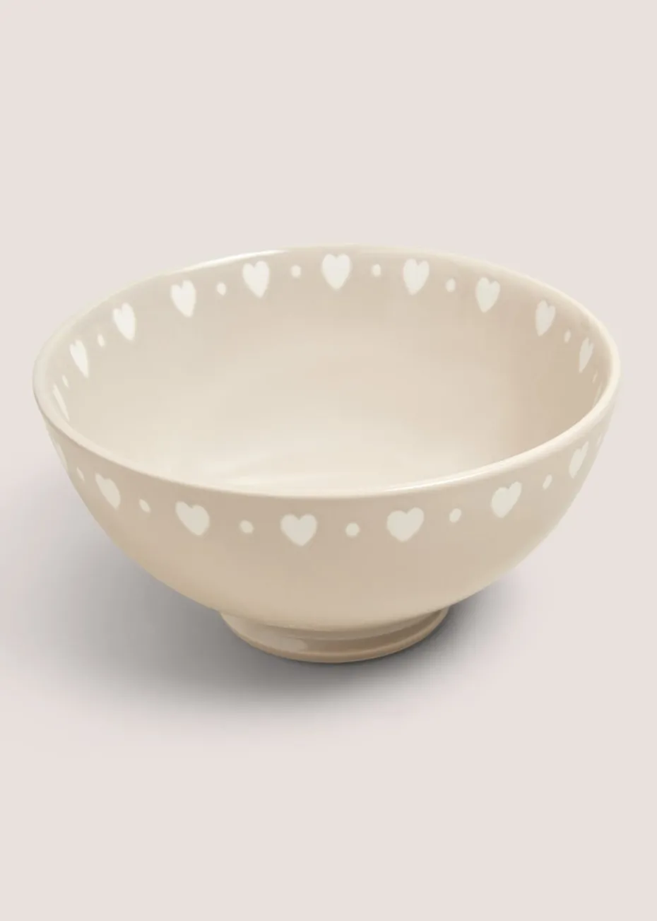 Neutral Heart Bowl