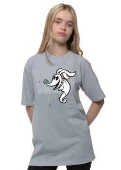 Nightmare Before Christmas Kids Grey Scare Champ T-Shirt (3-12yrs)