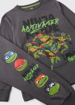 Ninja Turtles Charcoal Pyjama Set (7-13yrs)