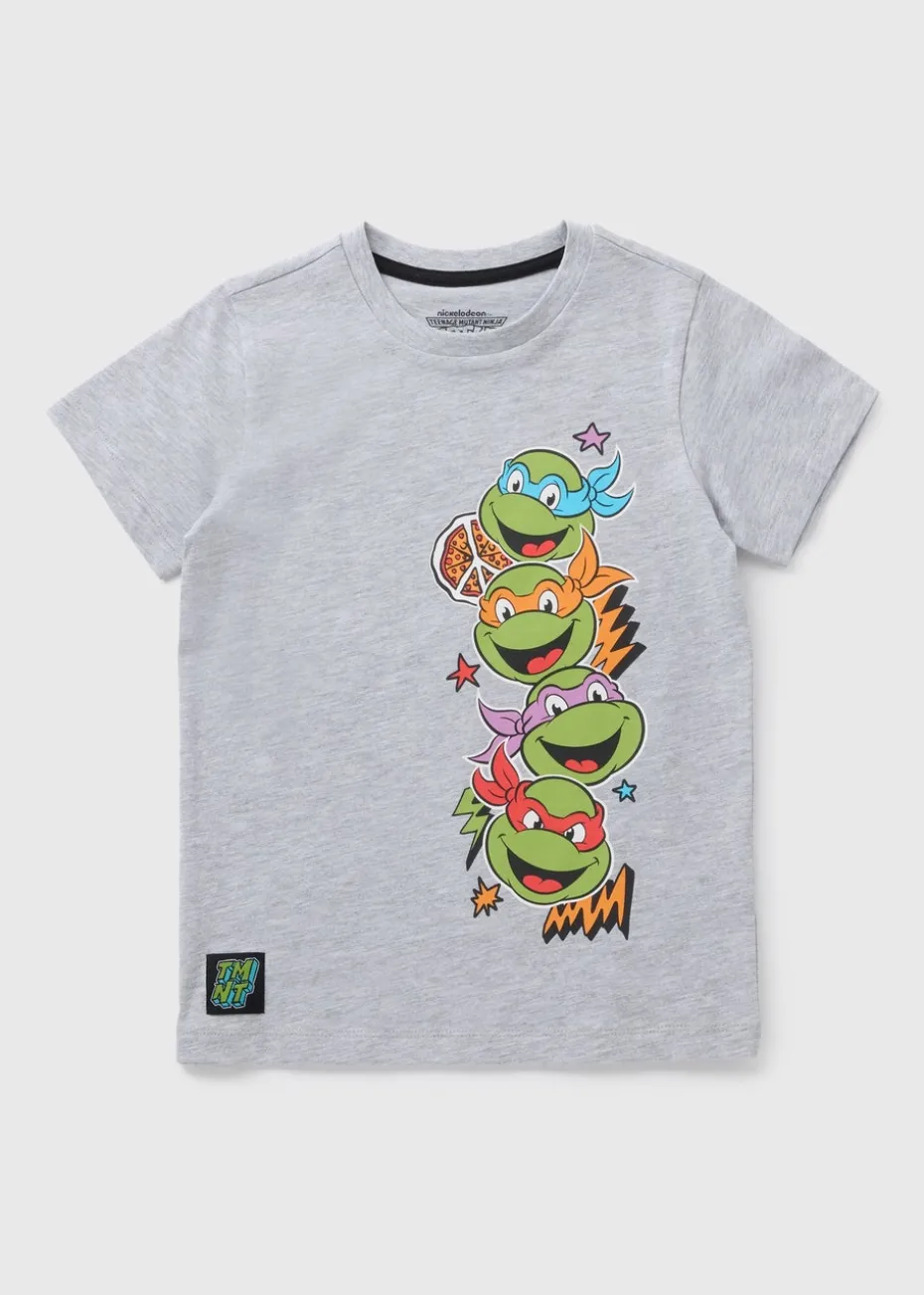 Ninja Turtles Grey T-Shirt (5-13yrs)
