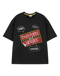 Only Fools And Horses Black Logo Pyjama Set