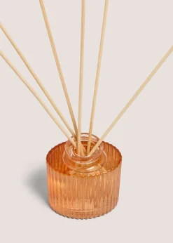 Orange Floral Meadow Cottage Candle