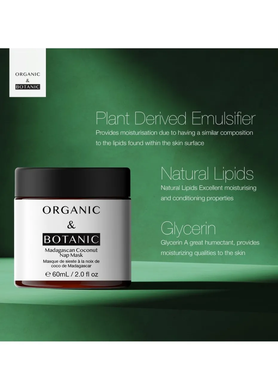 Organic & Botanic Madagascan Coconut Nap Mask (60ml)