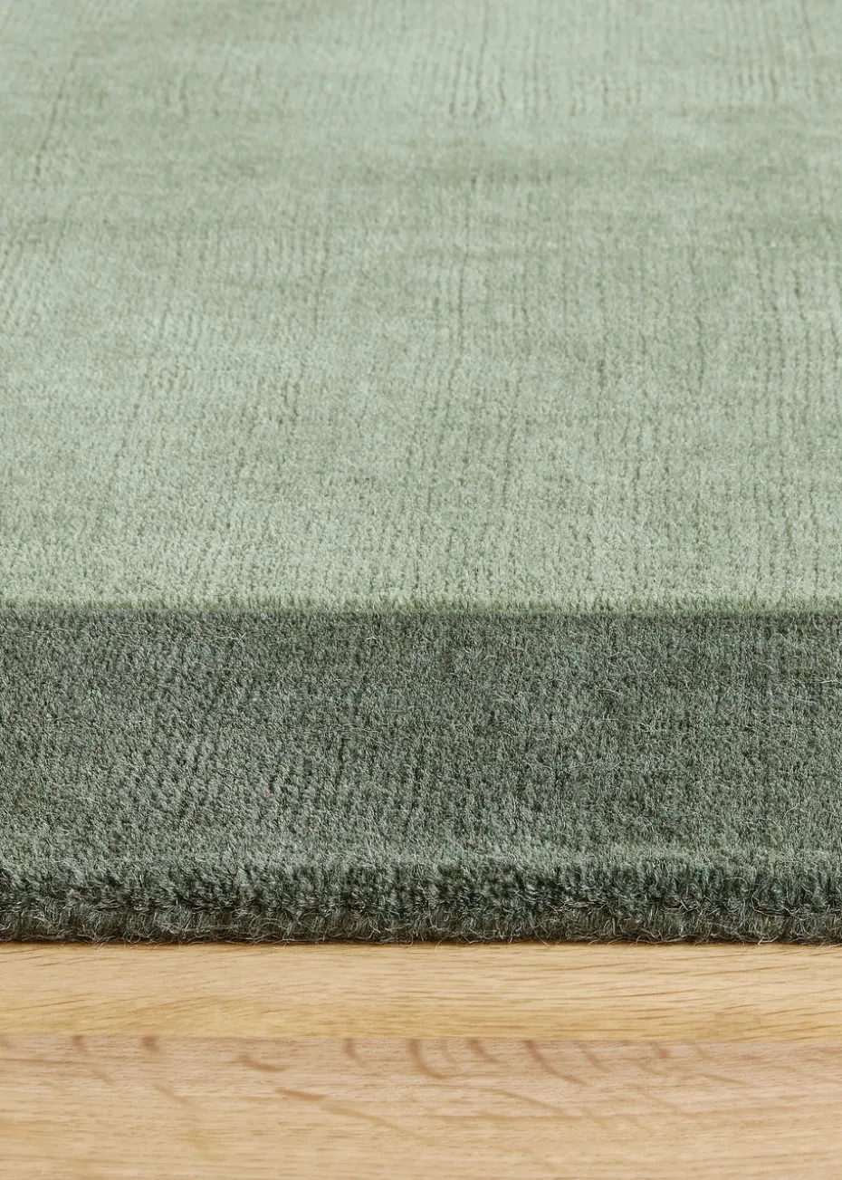 Origins Sage Green Borders Rug