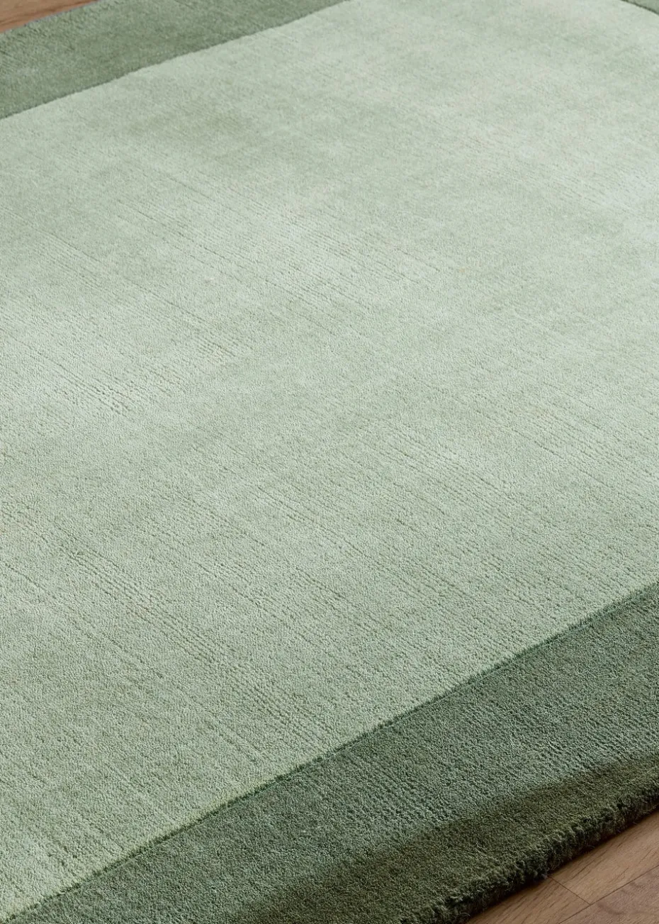 Origins Sage Green Borders Rug