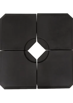 Outsunny 4 PCs Cantilever Parasols Base (Up to 120kg)