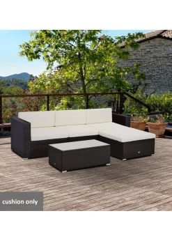 Outsunny 7 Piece Cushion Pad Set