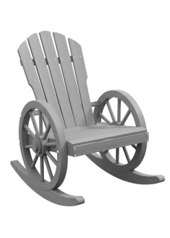 Outsunny Adirondack Rocking Chair Porch Poolside Garden Lounging