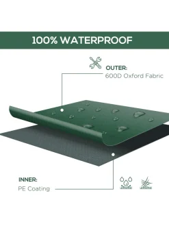 Outsunny 600D Oxford Patio Set Cover Outdoor Garden Rattan Furniture Protection Cover Protector