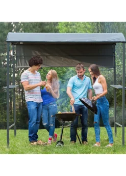 Outsunny Garden BBQ Grill Gazebo (216cm x 138cm x 218cm)