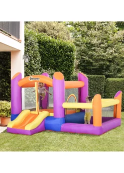 Outsunny Inflatable Bouncy Castle (170cm x 280cm x 250cm)