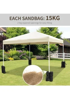 Outsunny 4pcs Gazebo Weight Sand Bags
