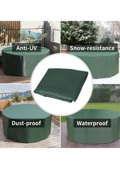 Outsunny Round Outdoor Furniture Set Cover (193cm x 80cm)