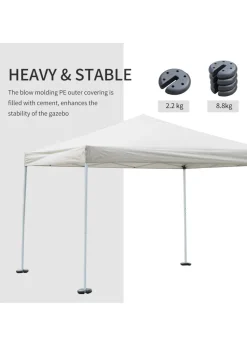 Outsunny Set of 4 PCs Gazebo Sand Weight Bag Bags Leg Weights Marquee Party Tent Canopy 8.8KG
