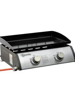 Outsunny Silver 6kW Portable Gas Plancha BBQ Grill
