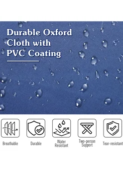 Outsunny Single Foldable Camping Bed (190cm x 68cm x 52cm)