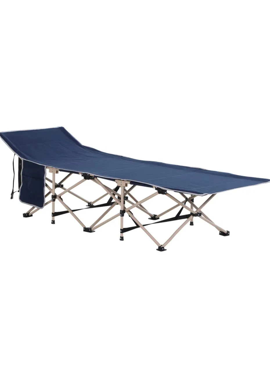 Outsunny Single Foldable Camping Bed (190cm x 68cm x 52cm)
