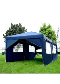 Outsunny 3x6m Garden Pop Up Gazebo Wedding Tent