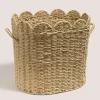 Oval Scallop Edge Basket