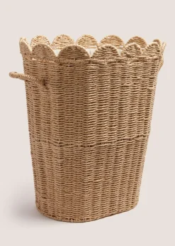 Oval Scallop Edge Basket