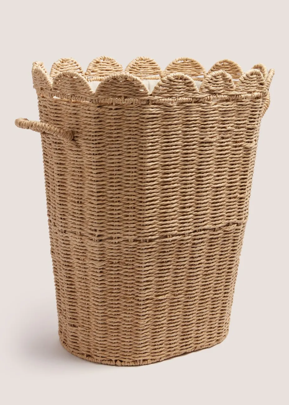 Oval Scallop Edge Basket