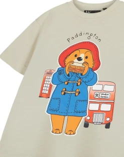 Paddington Bus Unisex Kids Beige T-Shirt (18 Months - 6 Years)