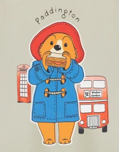 Paddington Bus Unisex Kids Beige T-Shirt (18 Months - 6 Years)