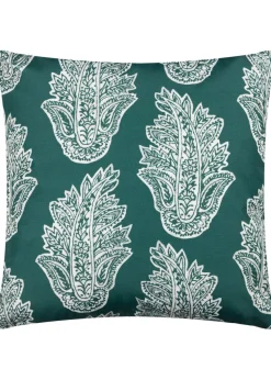 Paoletti Kalindi Paisley Outdoor Filled Cushion (43cm x 43cm x 8cm)