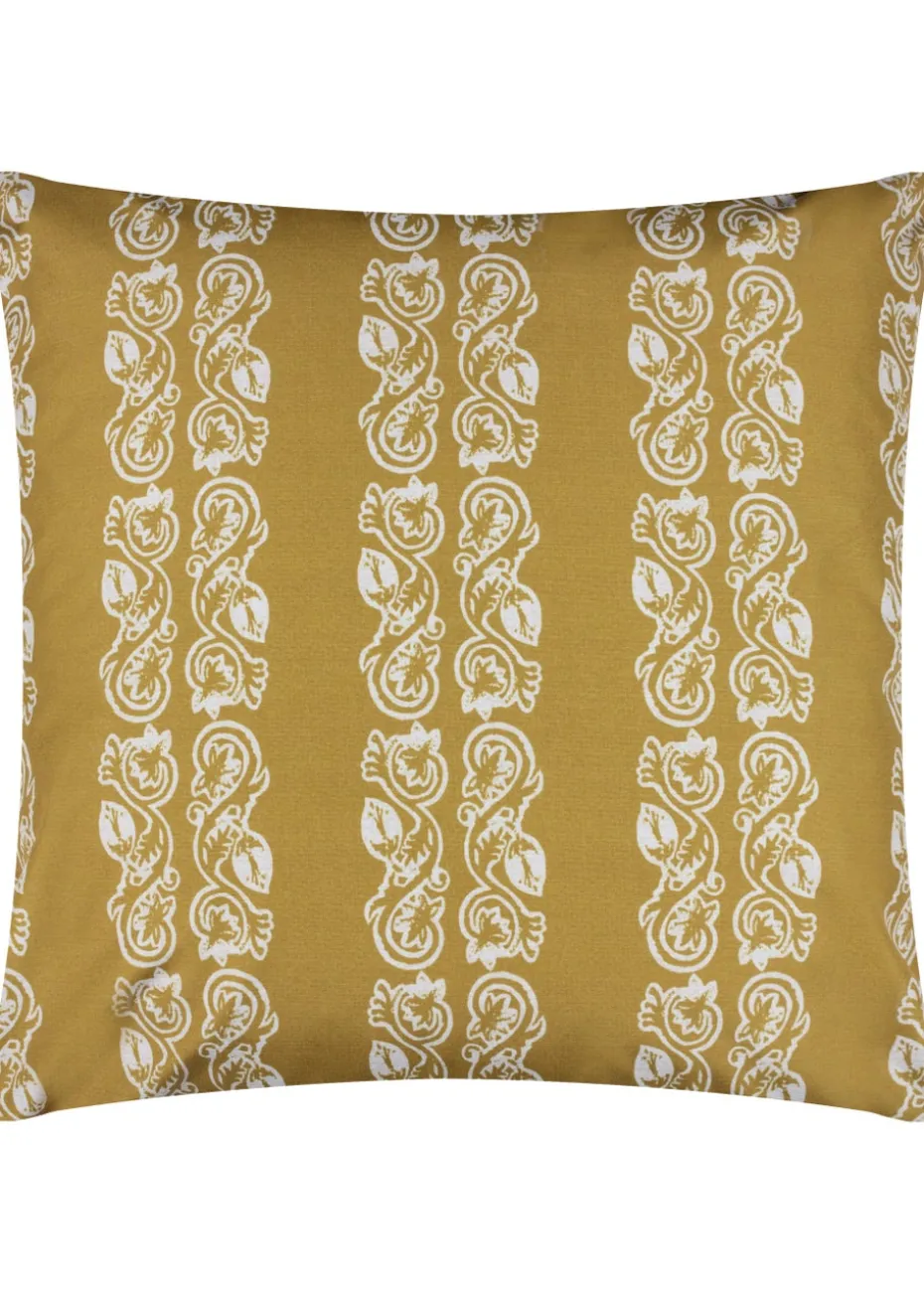 Paoletti Kalindi Stripe Outdoor Filled Cushion (55cm x 55cm x 8cm)