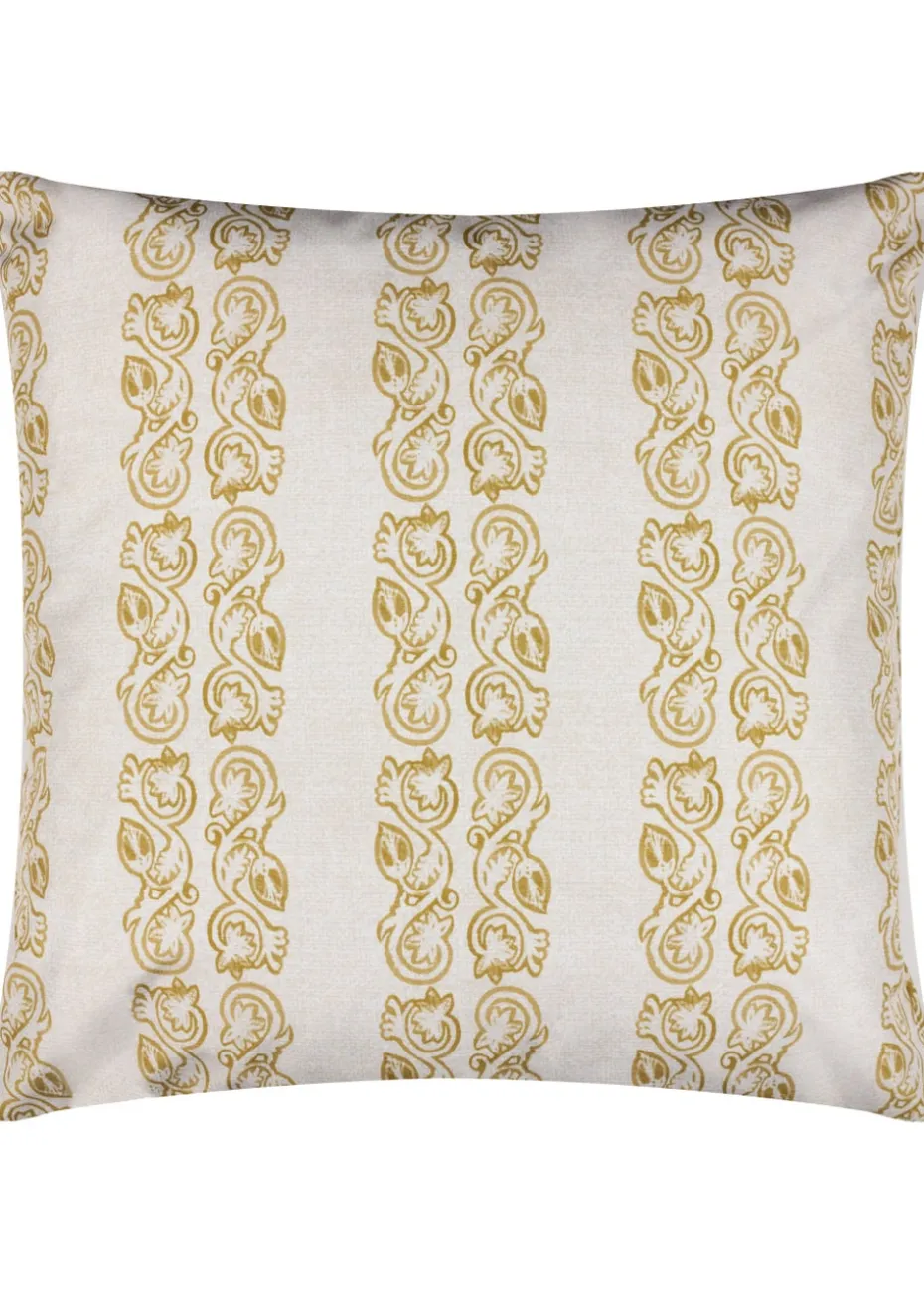 Paoletti Kalindi Stripe Outdoor Filled Cushion (55cm x 55cm x 8cm)