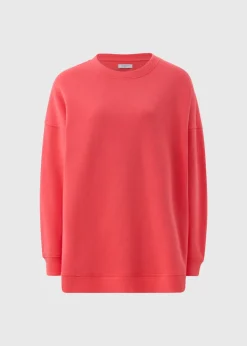 Papaya Petite Coral Longline Sweatshirt