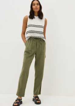 Papaya Petite Green Utility Jogger Trouser