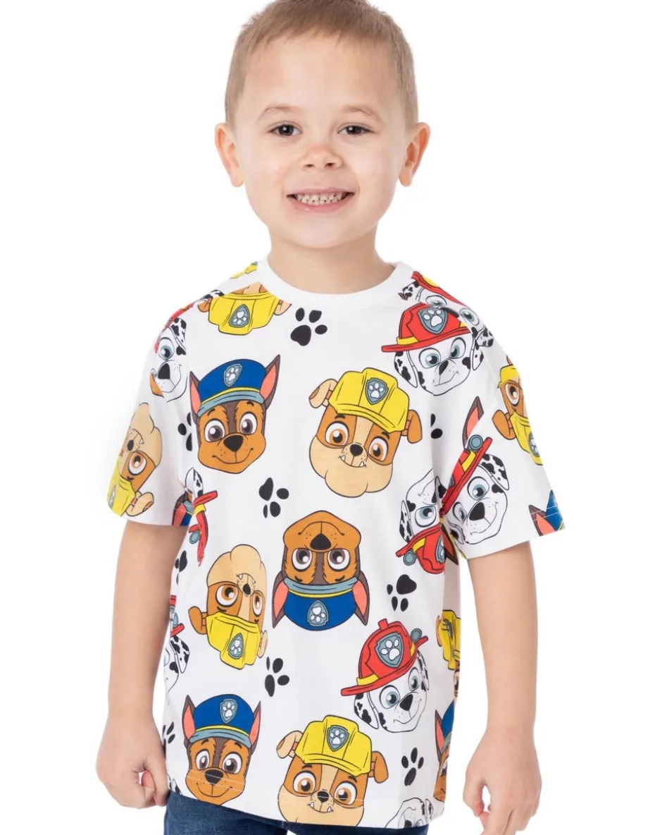 Paw Patrol Boys Multicoloured Character Pack of 3 T-Shirts (2 - 7 Years)