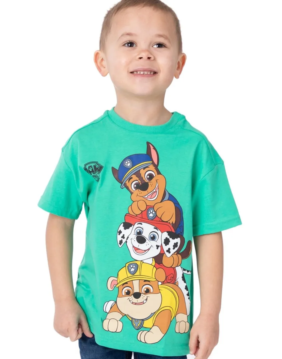 Paw Patrol Boys Multicoloured Character Pack of 3 T-Shirts (2 - 7 Years)