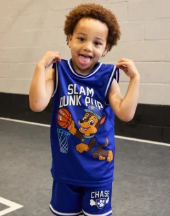 Paw Patrol Chase Kids Blue Basketball Set (2-7 Years)