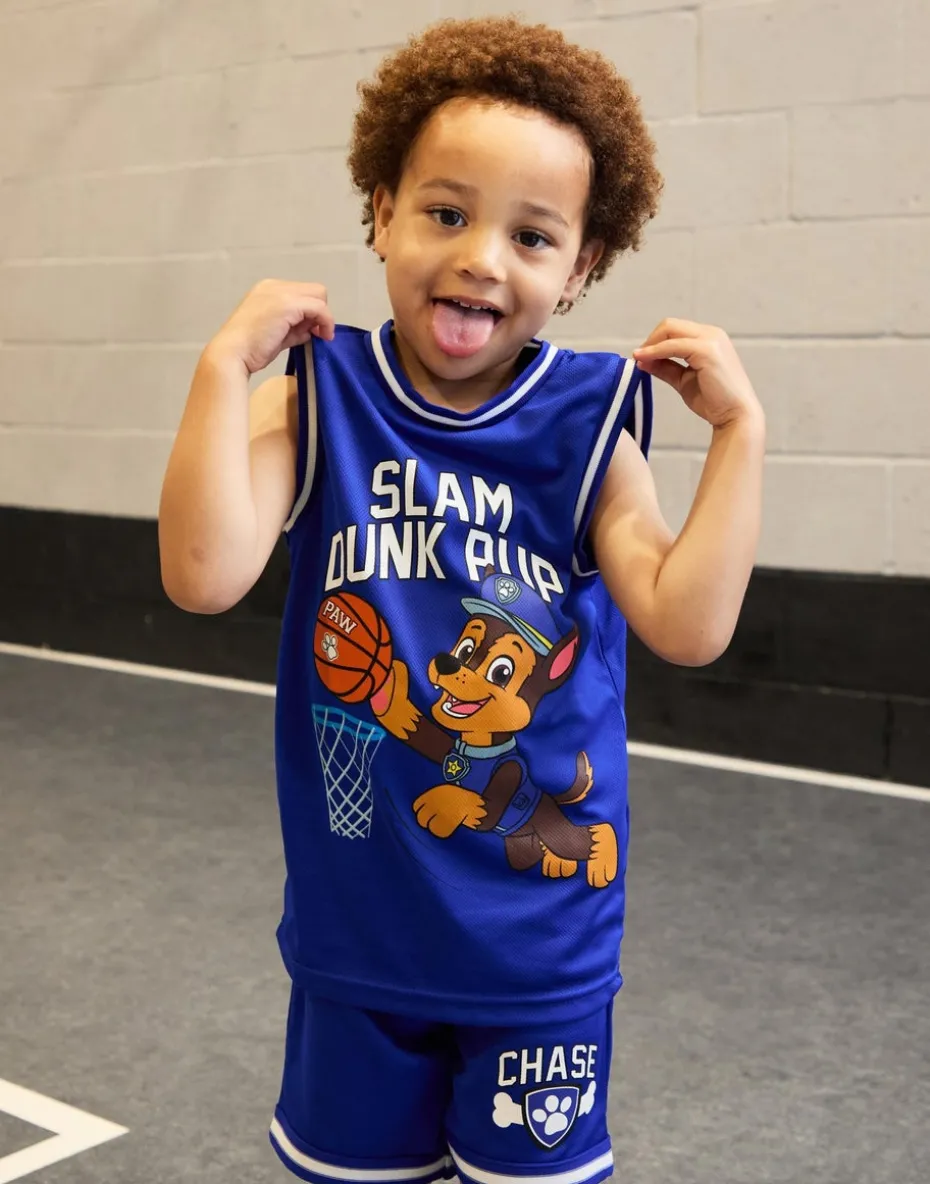 Paw Patrol Chase Kids Blue Basketball Set (2-7 Years)