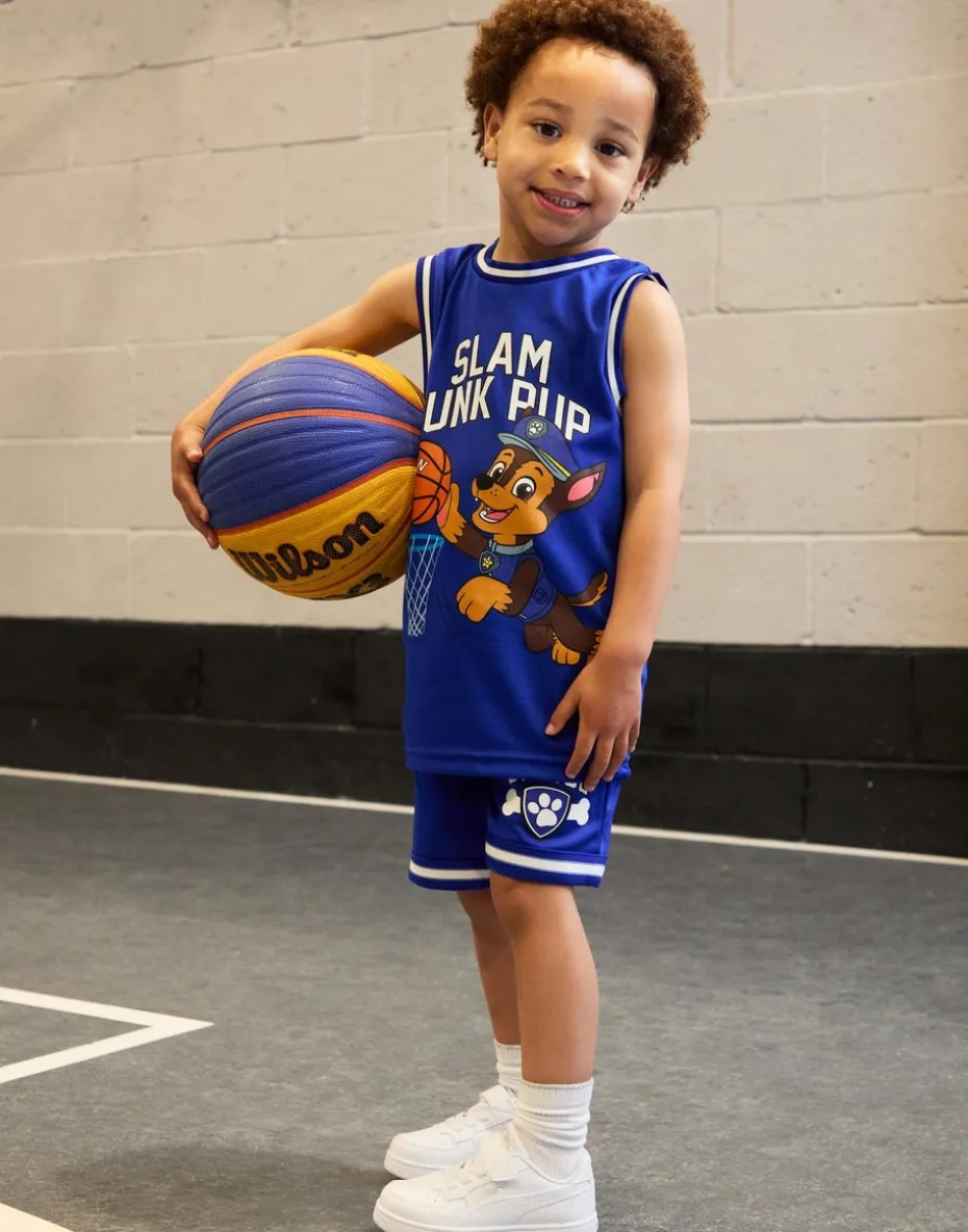 Paw Patrol Chase Kids Blue Basketball Set (2-7 Years)