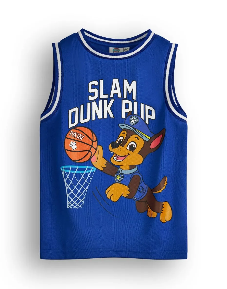 Paw Patrol Chase Kids Blue Basketball Set (2-7 Years)