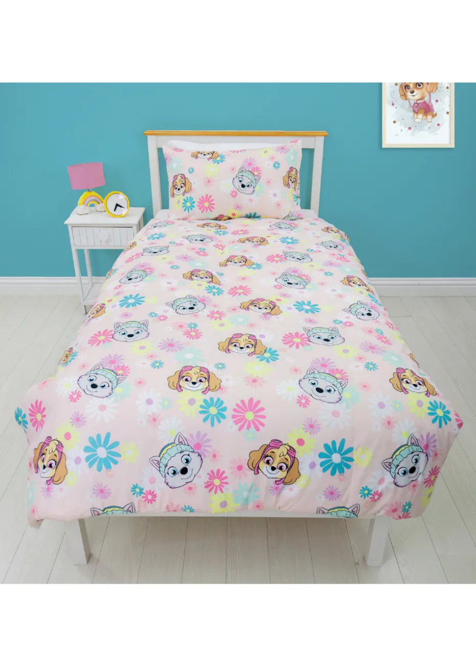 Paw Patrol Flowers Rotary Duvet Set