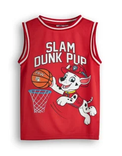 Paw Patrol Marshall Kids Red Basketball Top (2-7 Years)