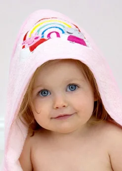 Peppa Pig Pink Lullabies Infant  Hooded Towel