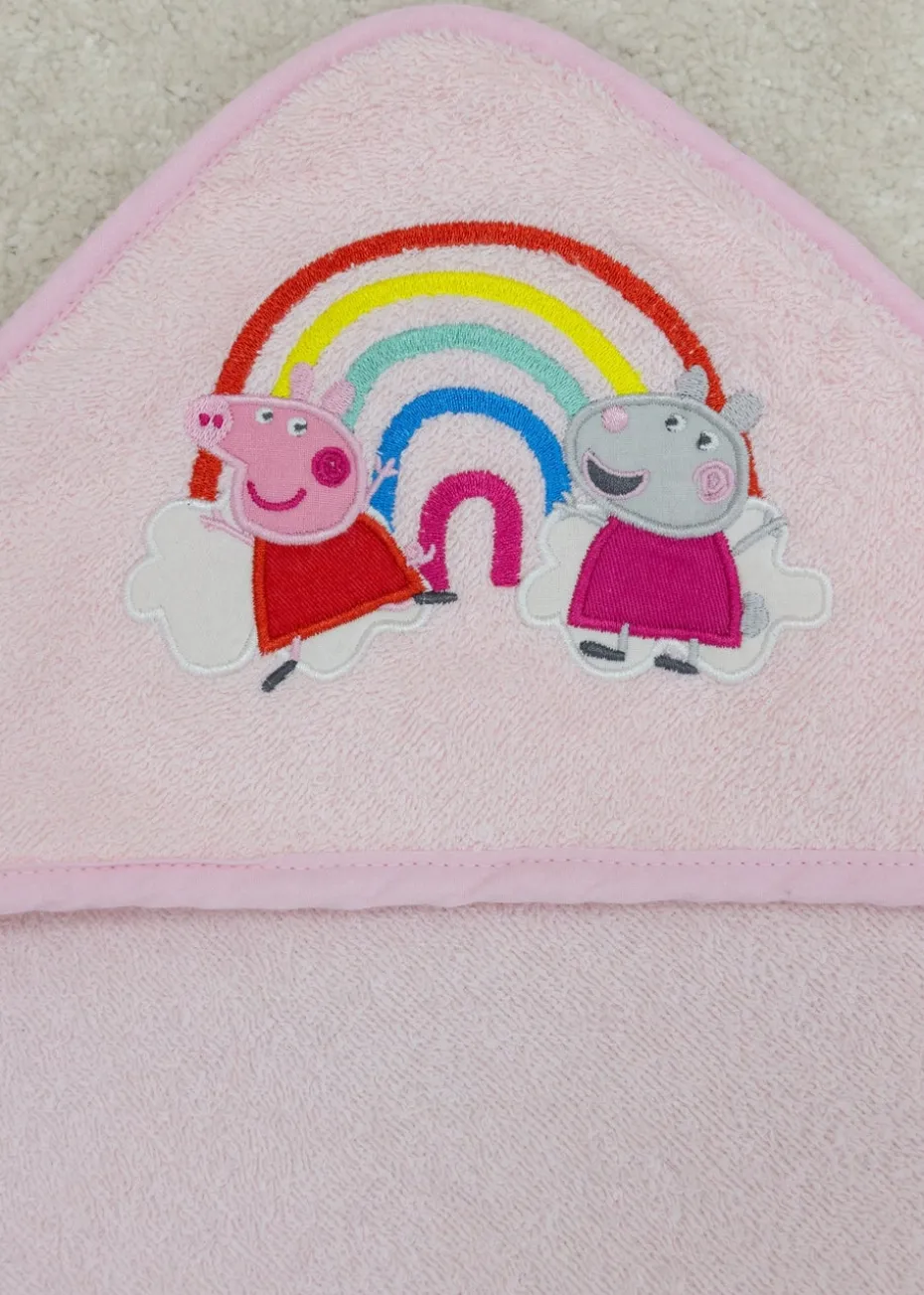 Peppa Pig Pink Lullabies Infant Hooded Towel